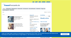 Desktop Screenshot of frauenfinanzseite.de