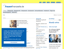 Tablet Screenshot of frauenfinanzseite.de